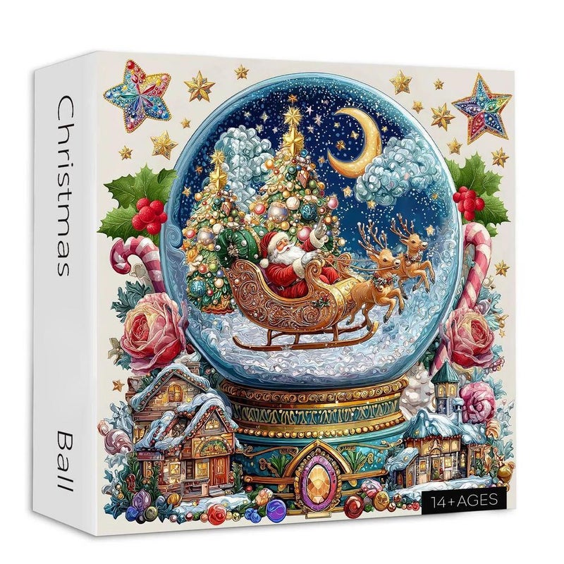 New cross-border product: Christmas Ball Jigsaw Puzzles